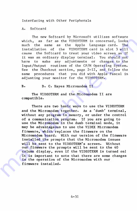 Videx Videoterm Installation And Operation Manual Download Page 81