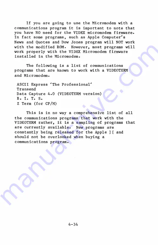 Videx Videoterm Installation And Operation Manual Download Page 84