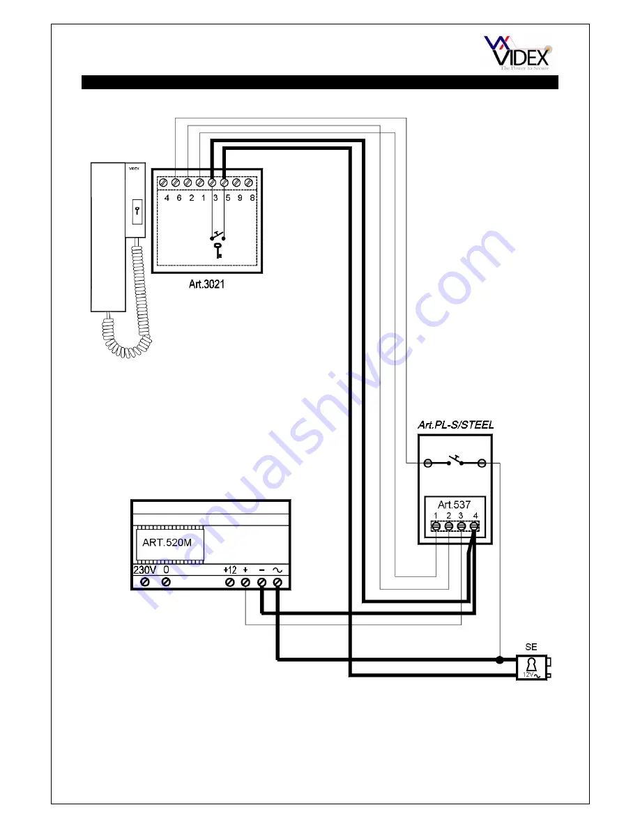 Videx VRDK1 (25H) Technical Manual Download Page 6