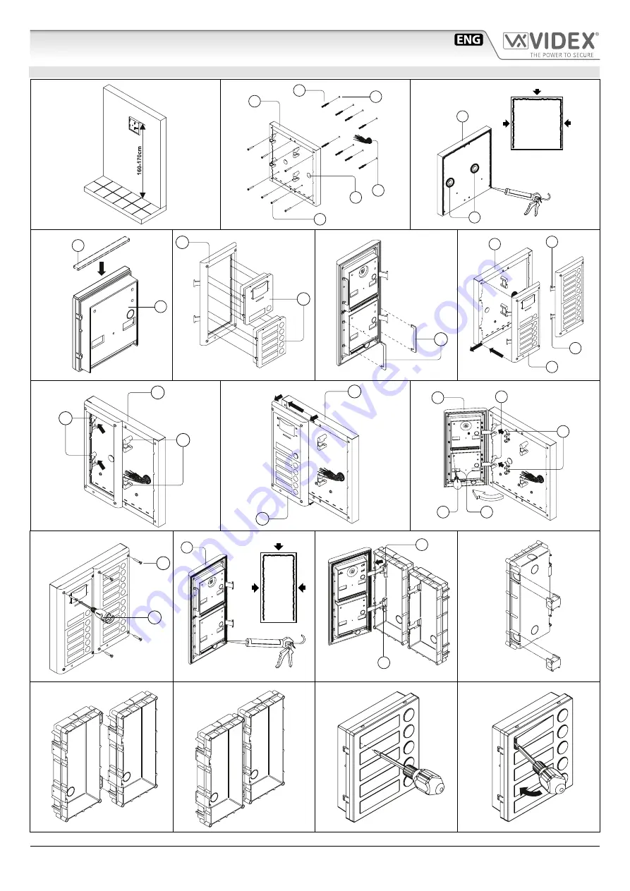 Videx VRVK-1/6758 Installation Handbook Download Page 15