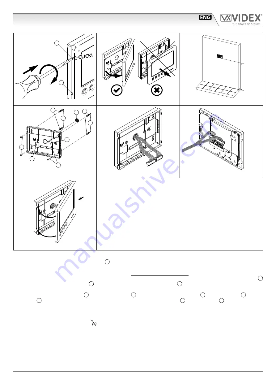 Videx VRVK-1/6758 Installation Handbook Download Page 20