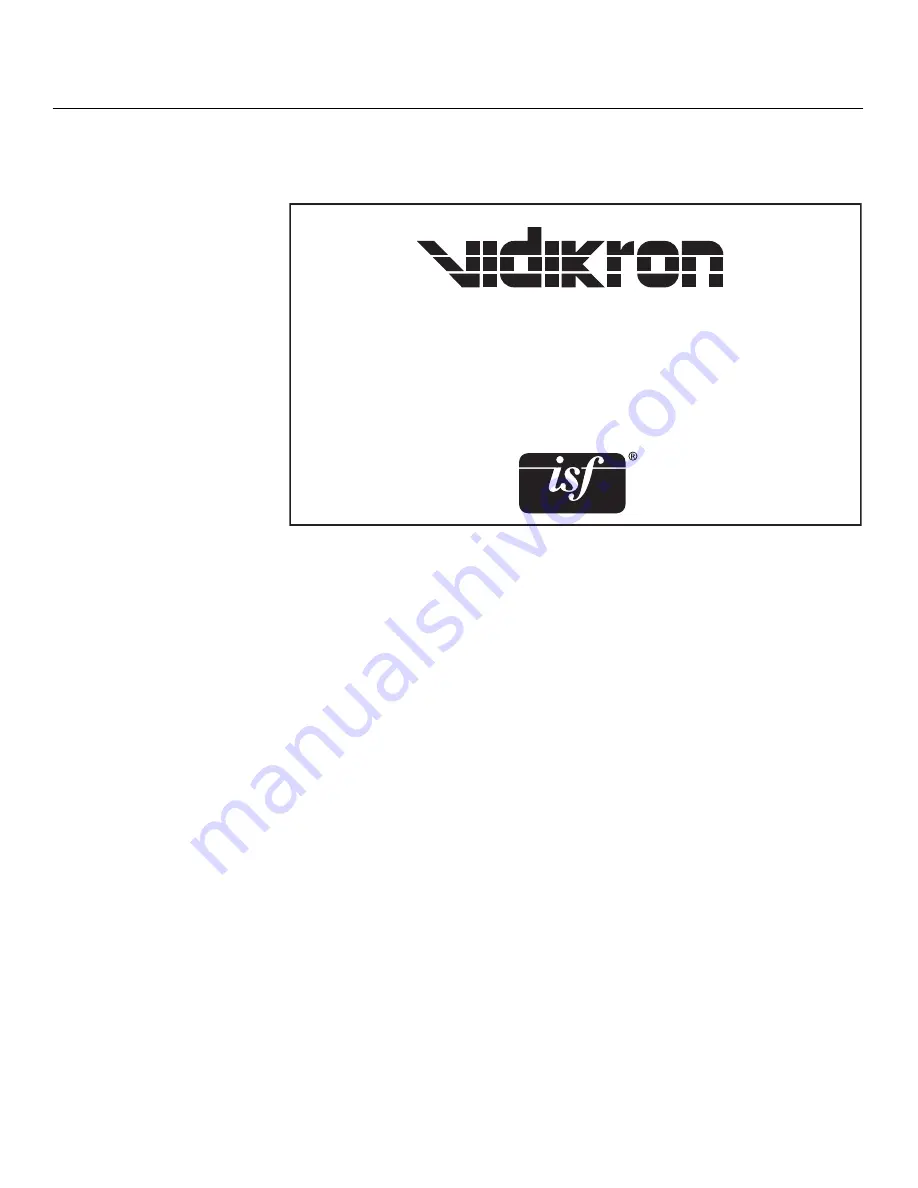 Vidikron DView VL-52 Owner'S Operating Manual Download Page 54