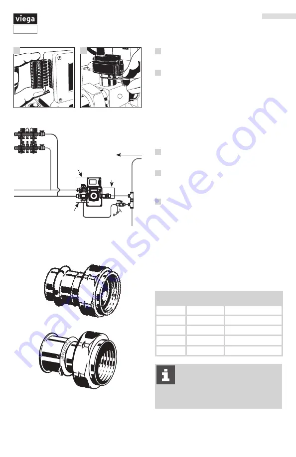 Viega Hydronic Mixing Block User Manual Download Page 3