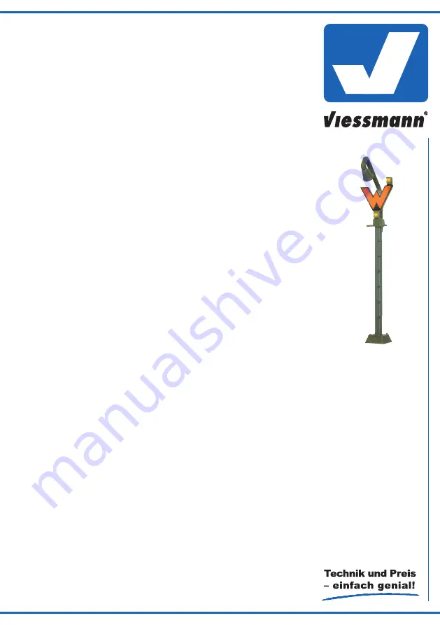 Viessmann 4519 H0 Operation Manual Download Page 1