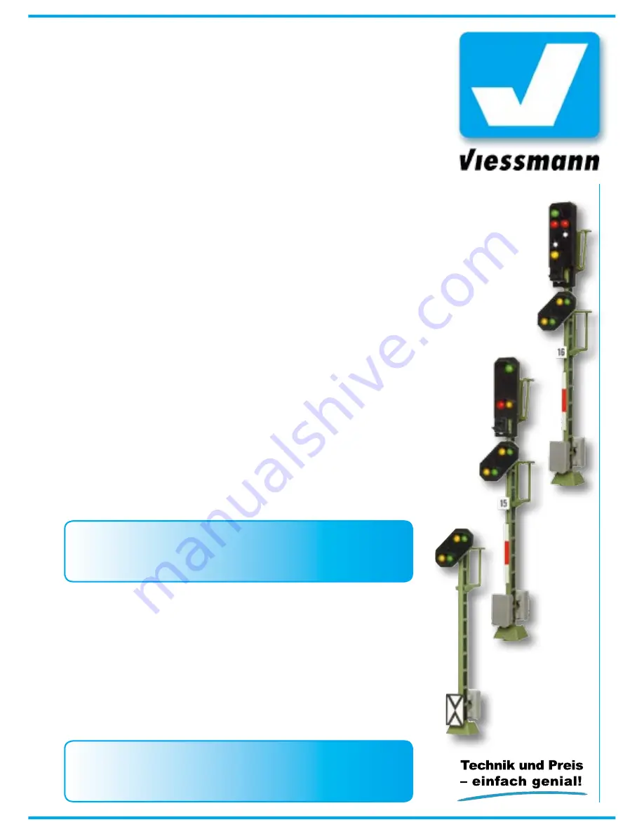 Viessmann H0 4720 Manual Download Page 1