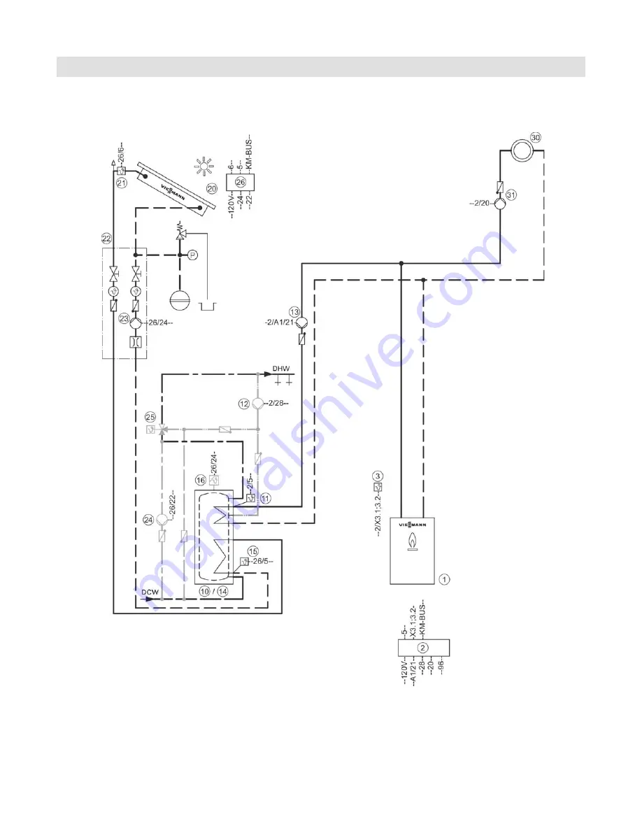 Viessmann Vitocrossal 300 CU3A Service Instructions Manual Download Page 32