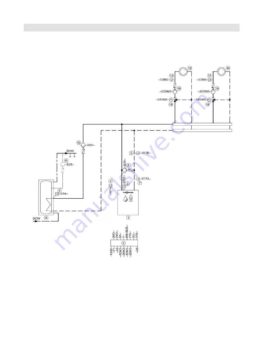 Viessmann VITOTRONIC 300 GW2B Installation And Service Instructions Manual Download Page 13