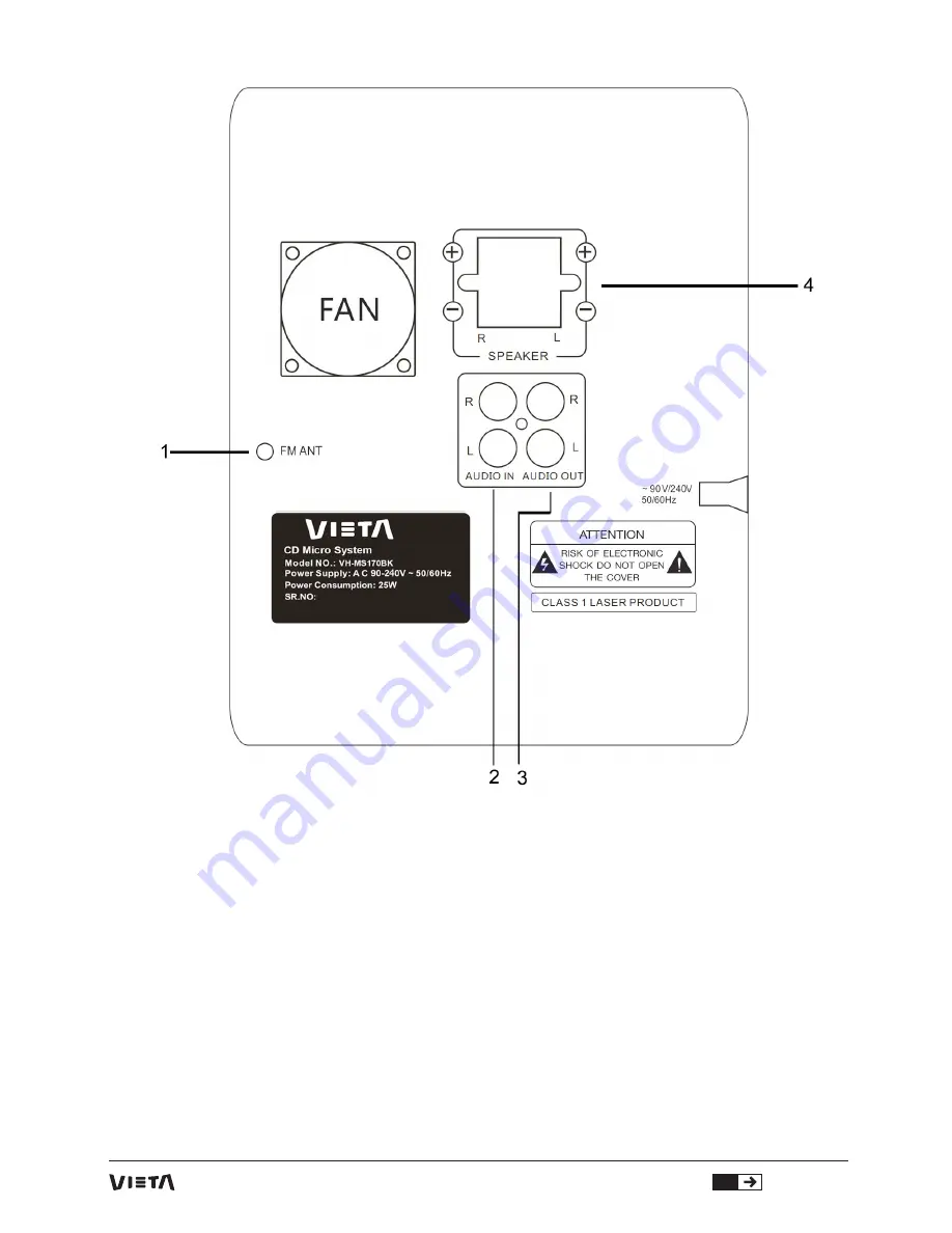 VIETA VH-MS170BK User Manual Download Page 7