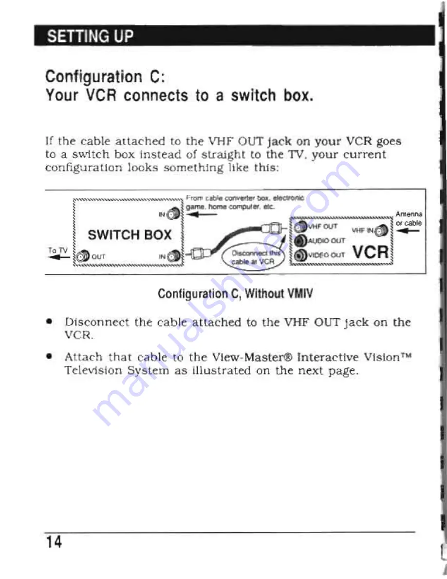 View-Master Interactive Vision Installing And Operating Instructions Download Page 16