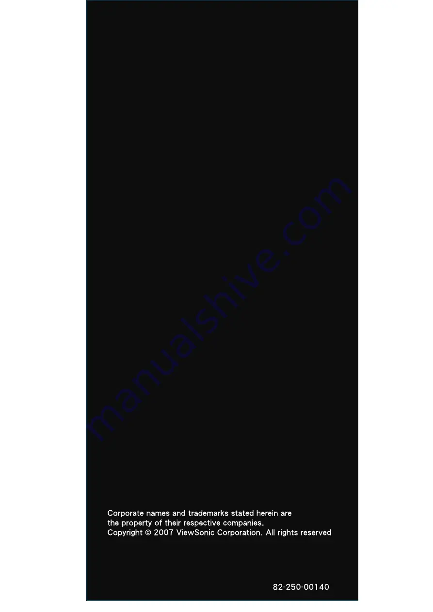 ViewSonic DF87G Quick Start Manual Download Page 20