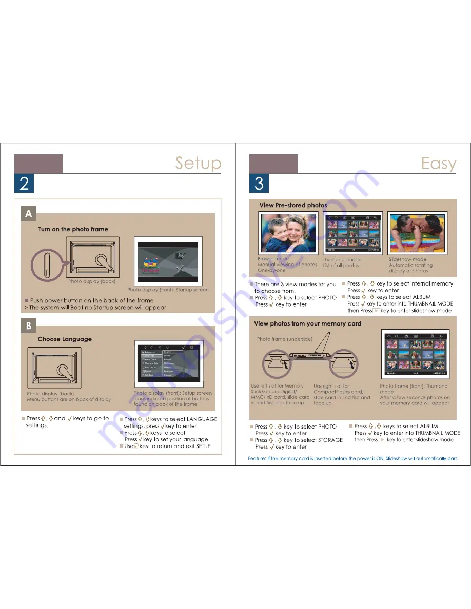 ViewSonic DP701W4WH Quick Start Manual Download Page 2