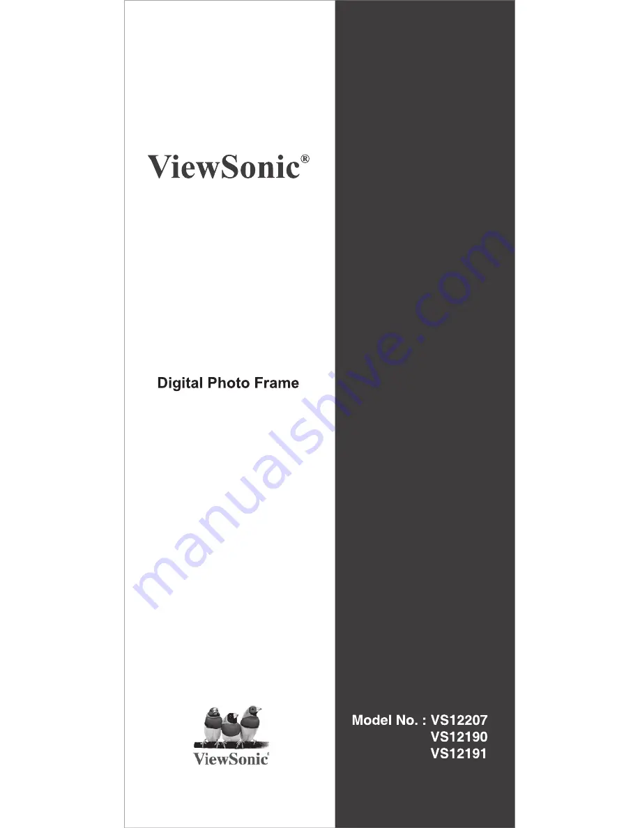 ViewSonic DPX - Quick Start Manual Download Page 1