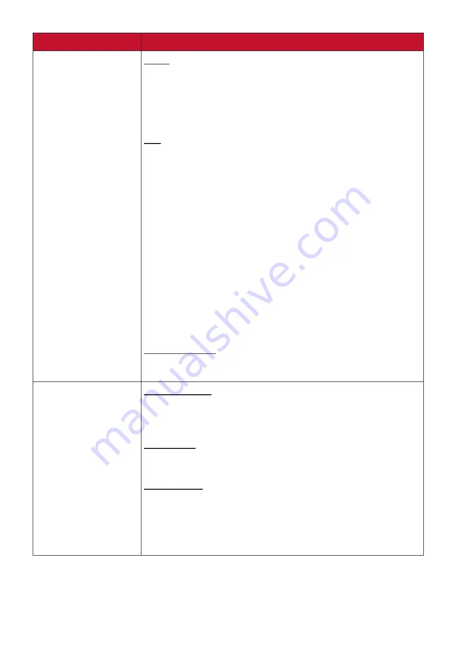 ViewSonic PG707W User Manual Download Page 62