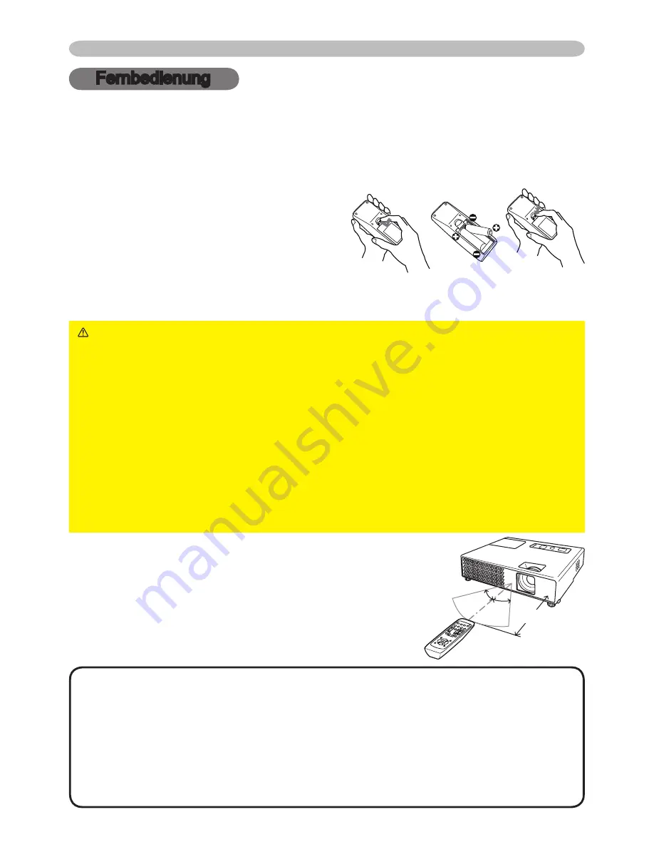 ViewSonic PJ358W (German) Bedienungsanleitung Download Page 16