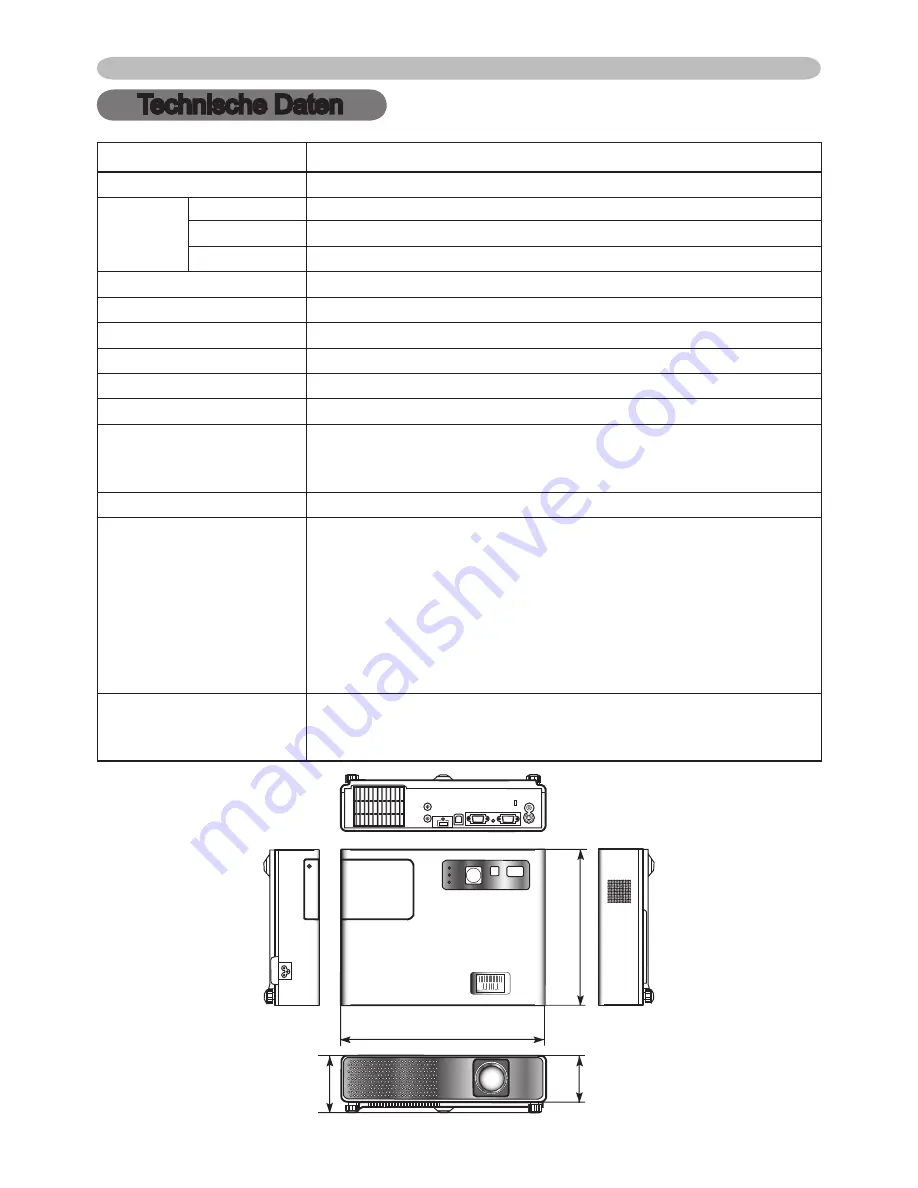 ViewSonic PJ358W (German) Bedienungsanleitung Download Page 66