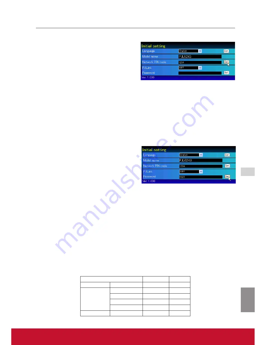 ViewSonic PJL6243 Скачать руководство пользователя страница 109