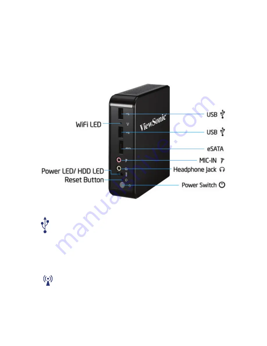 ViewSonic VOT120 - PC Mini - 1 GB RAM Скачать руководство пользователя страница 11