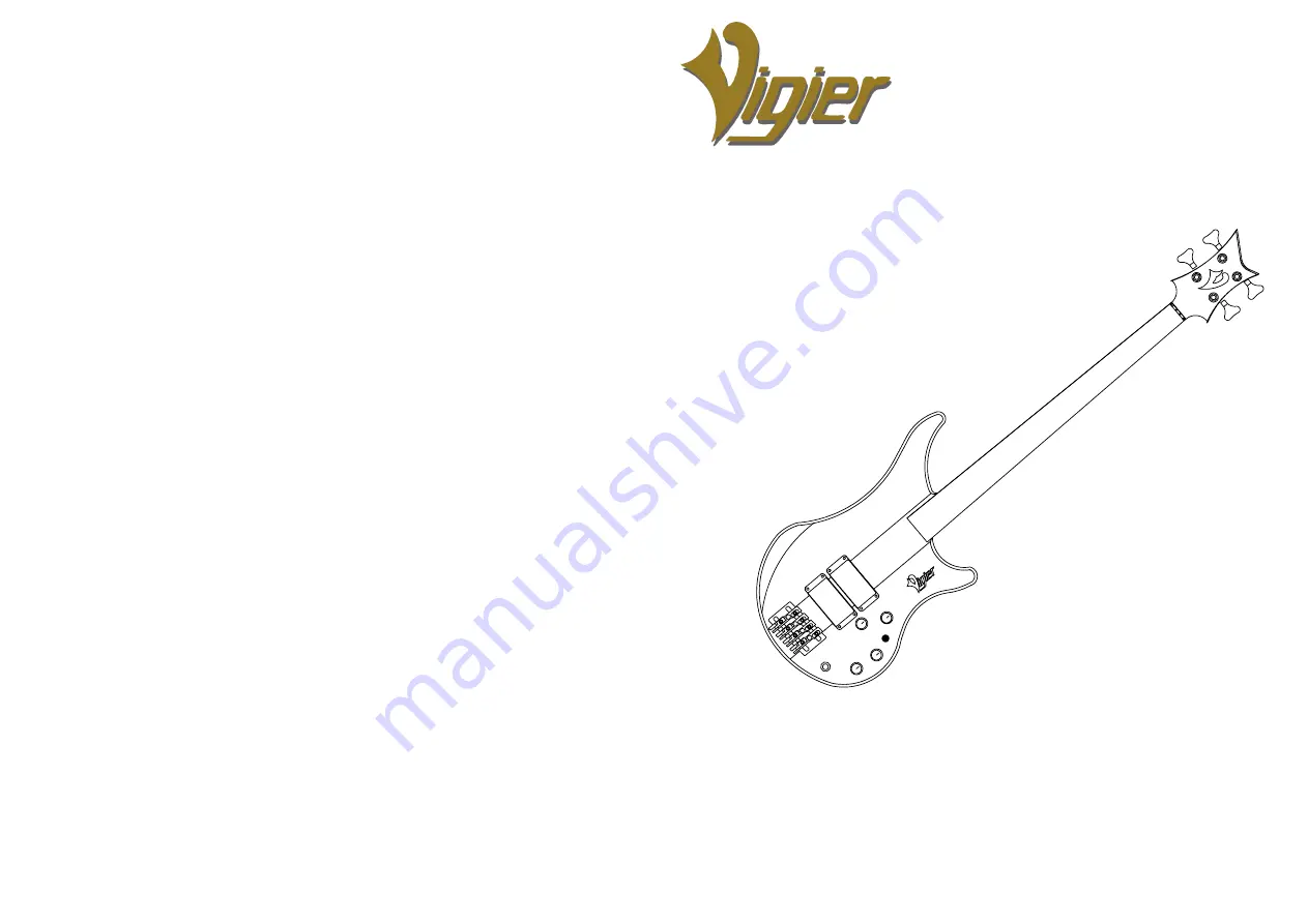 Vigier Passion 4 Manual Download Page 1