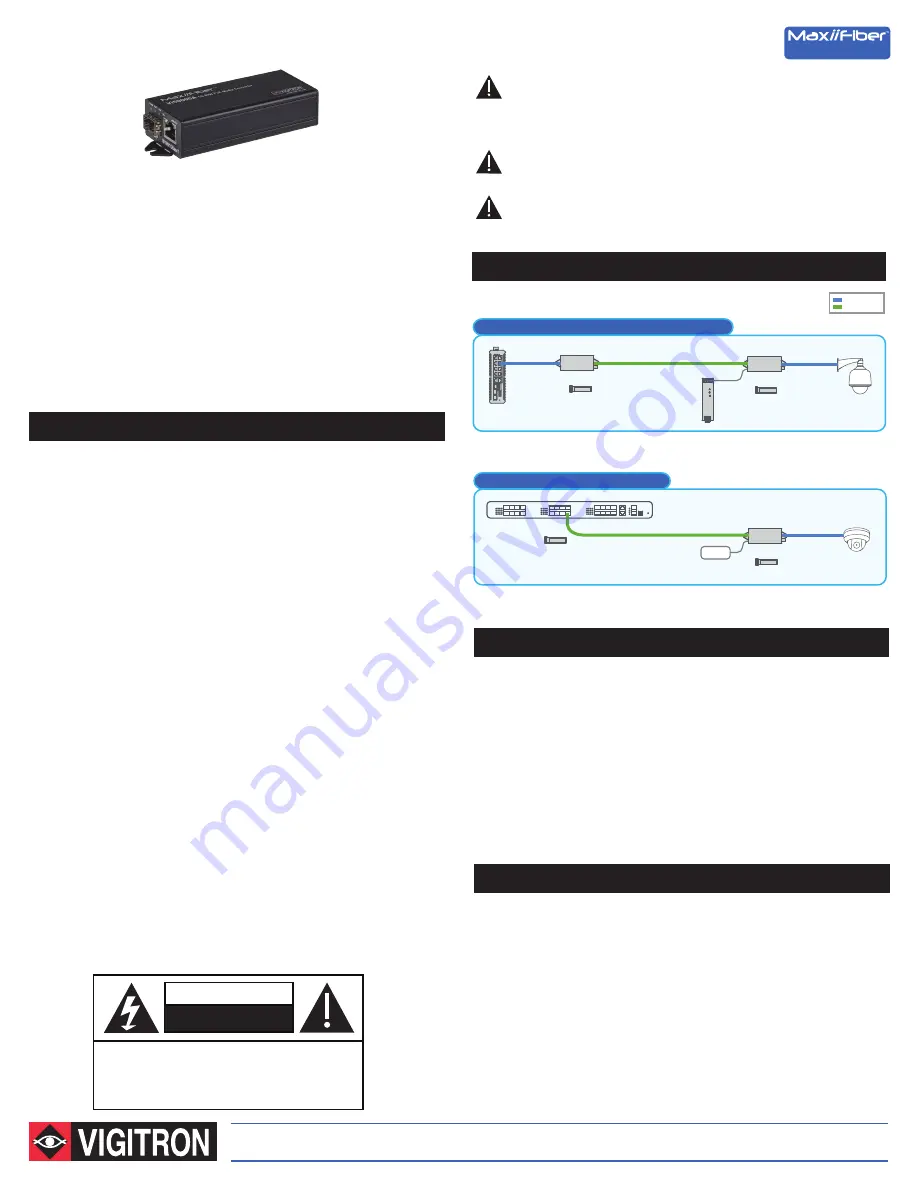 Vigitron Maxiifiber Vi50000A Installation Manual Download Page 1