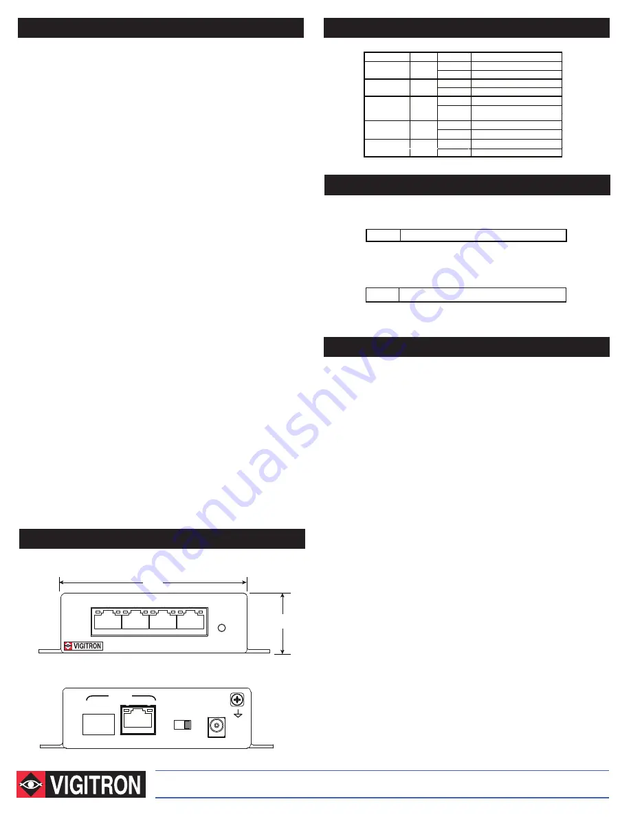 Vigitron MaxiiFiber Vi5004 Installation Manual Download Page 2