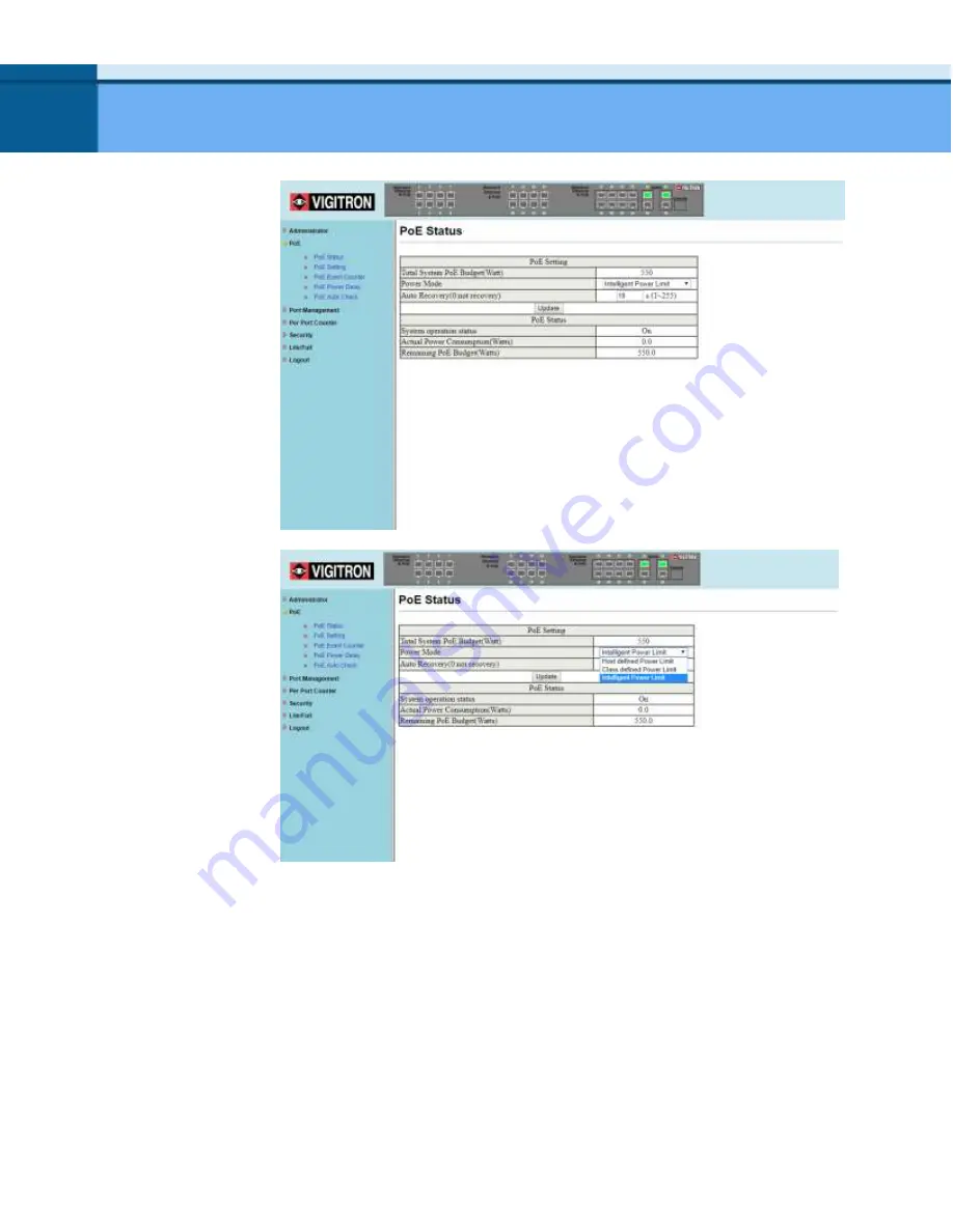 Vigitron MaxiiNet Vi30126 Series Operation Manual Download Page 42