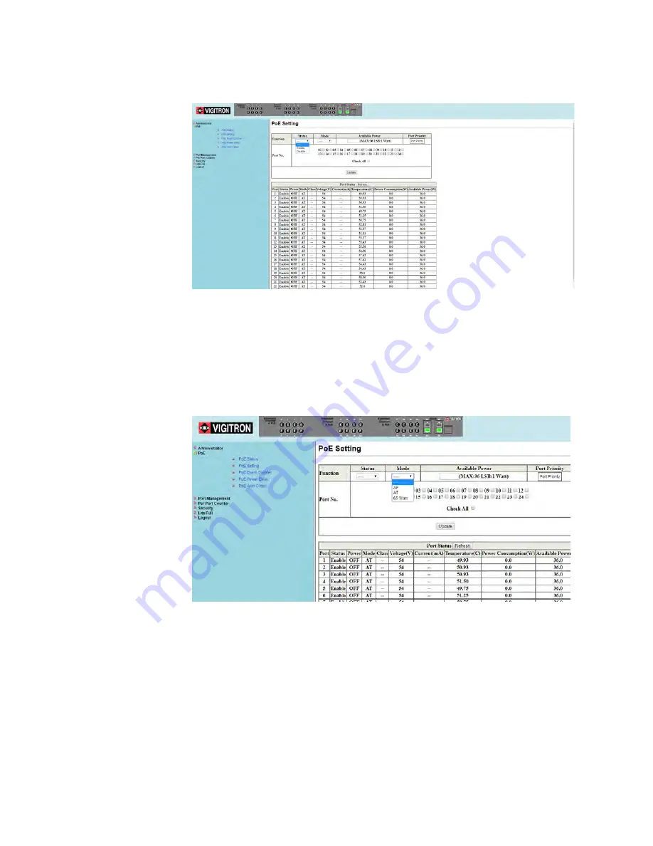 Vigitron MaxiiNet Vi32226 Operational Manual Download Page 40