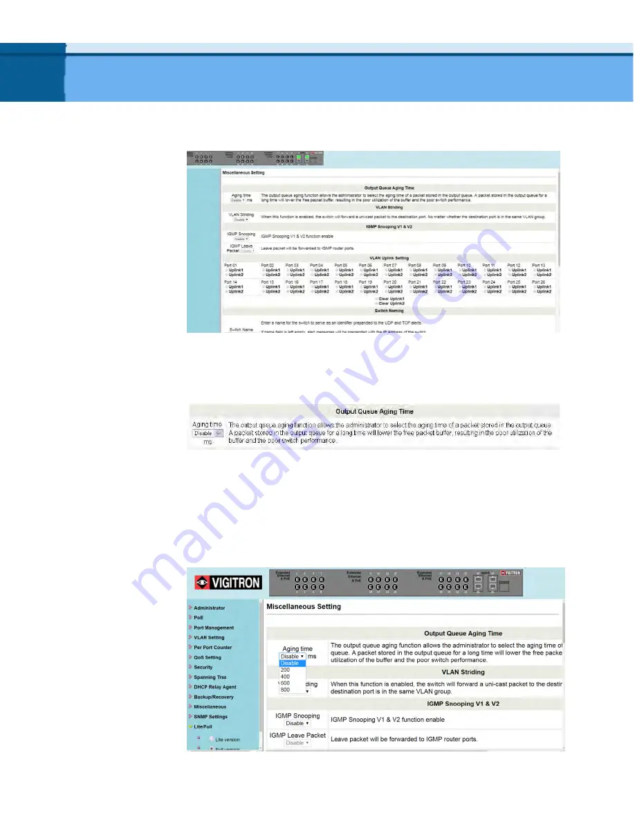 Vigitron MaxiiNet Vi32226 Operational Manual Download Page 85