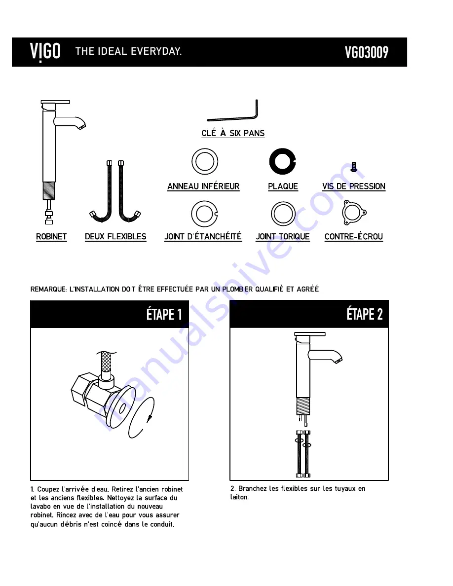 VIGO 1658722 Manual Download Page 8