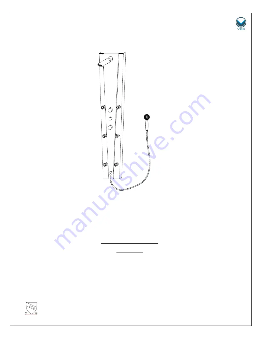 VIGO VG08003 Manual Download Page 1