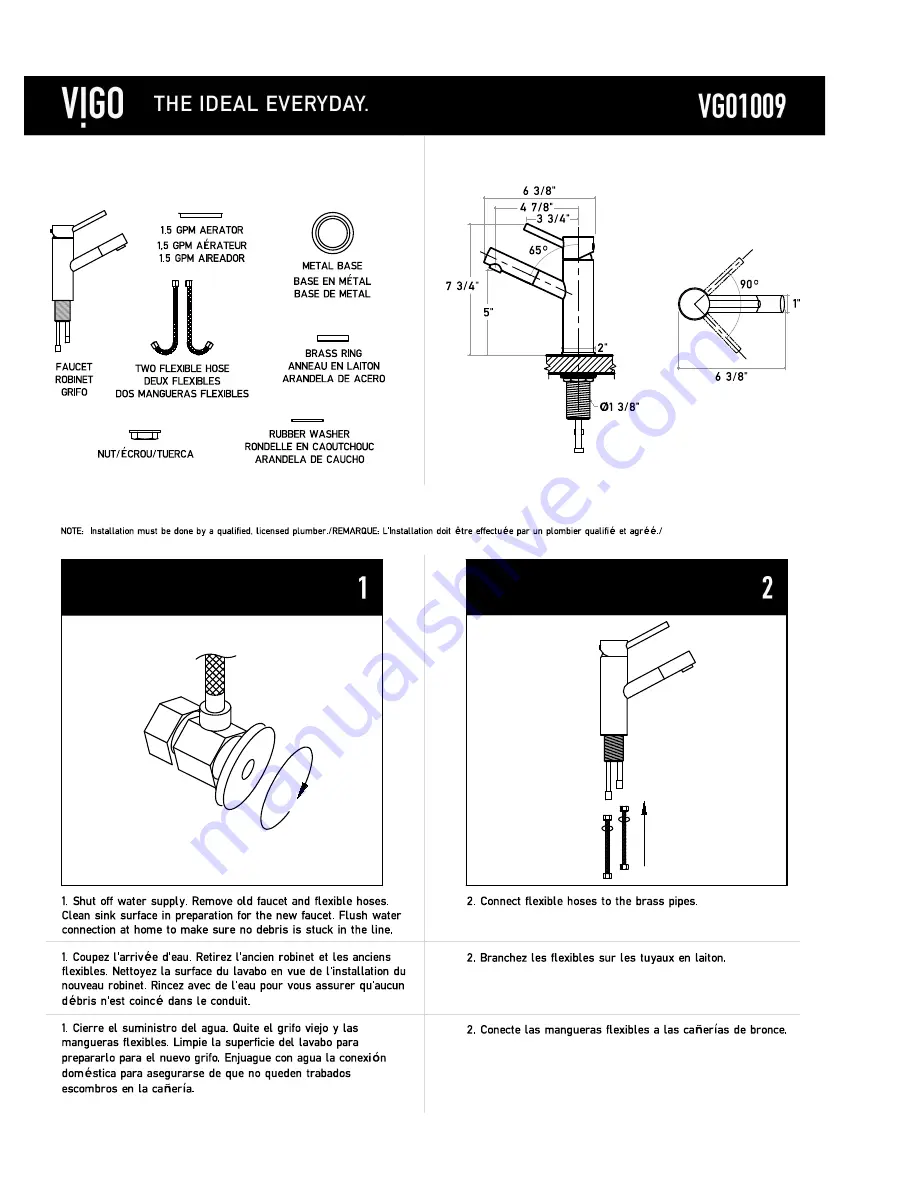 VIGO VGO1009 Manual Download Page 3