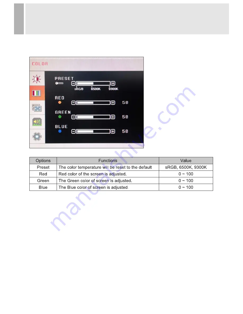 Vigon VM-6185LED Installation And Operation Manual Download Page 12