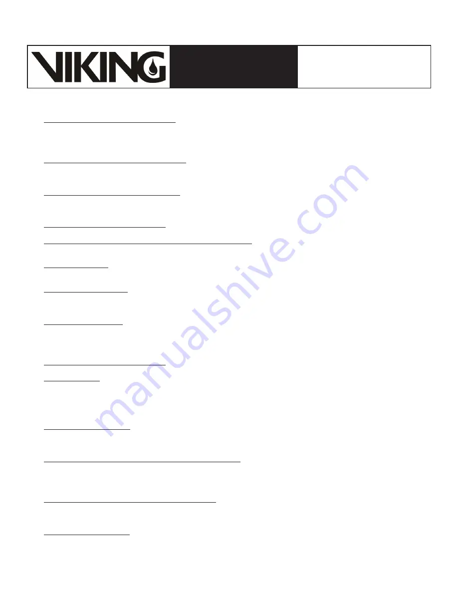 Viking 23908 Technical Data Manual Download Page 9