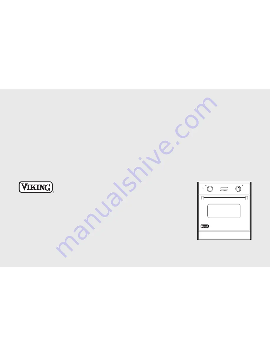 Viking F20516 Use & Care Manual Download Page 1