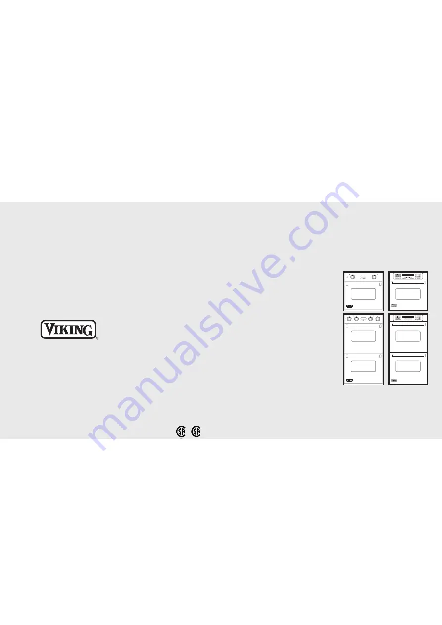 Viking Professional VEDO130T Installation Manual Download Page 1