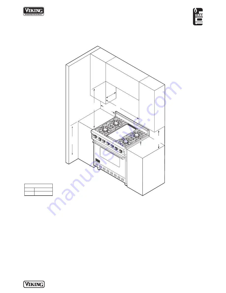 Viking Professional VGSC306-4B Specification Sheet Download Page 3