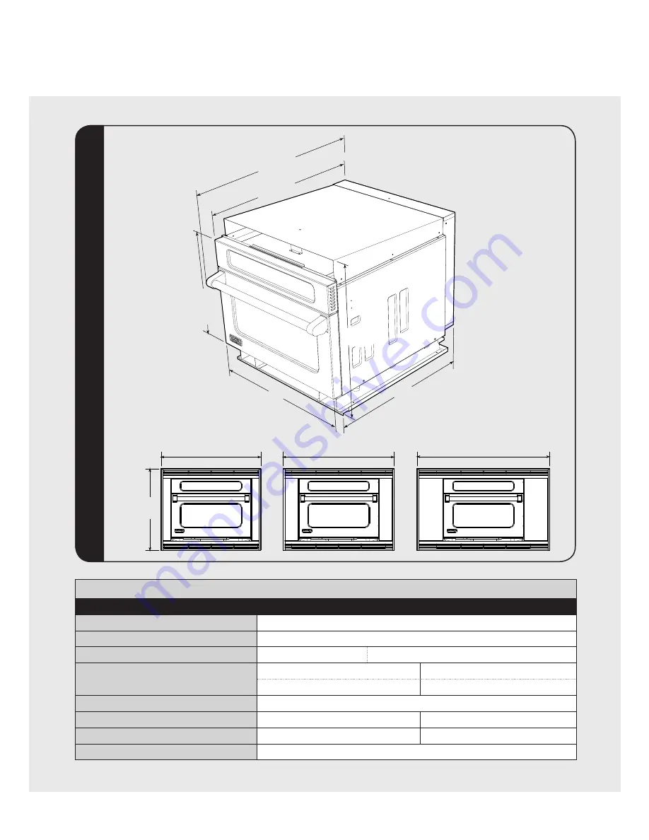 Viking Professional VHSO205 Installation Manual Download Page 3