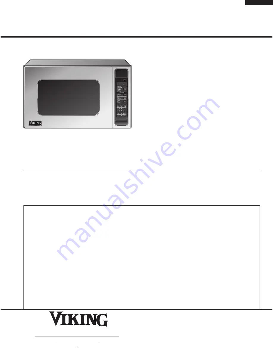 Viking Professional VMOC205SS Service Manual Download Page 1