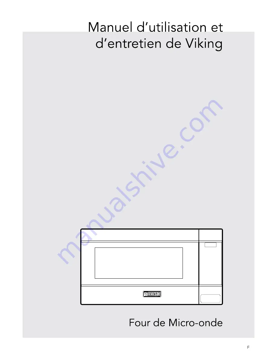 Viking RVM320SS Use & Care Manual Download Page 79