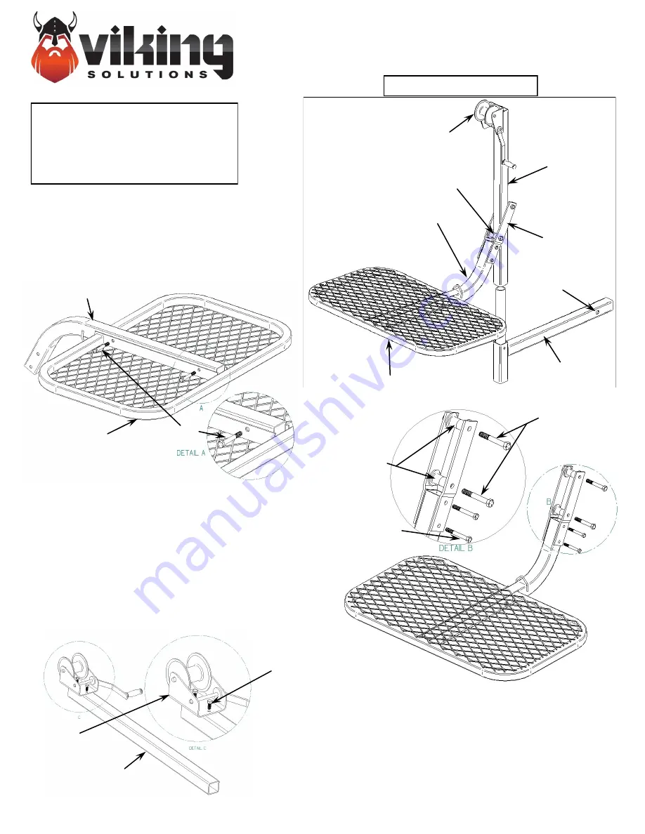 Viking SwiveLift Assembly And Use Instructions Download Page 1