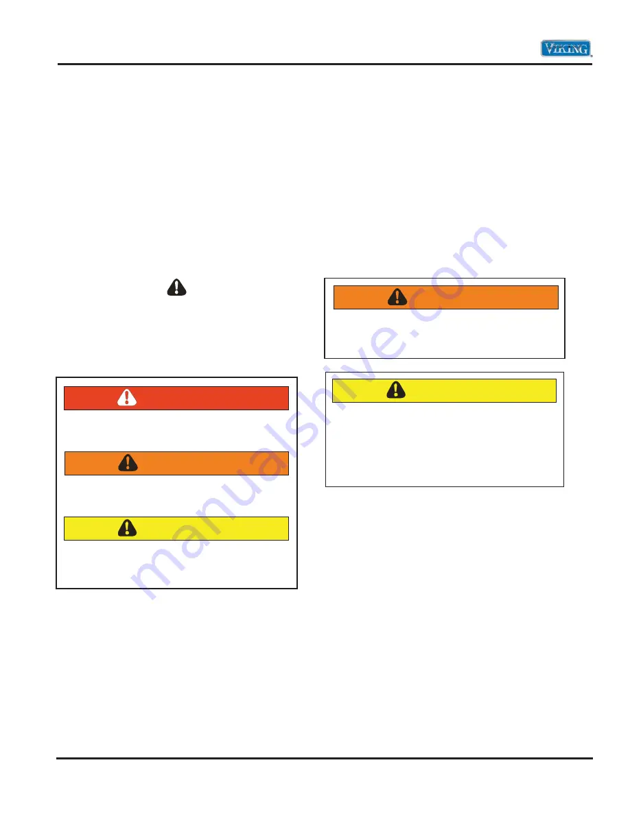 Viking VDSC530T Service Manual Download Page 3