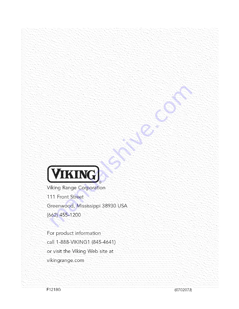 Viking VGRT24 Use & Care Manual Download Page 13