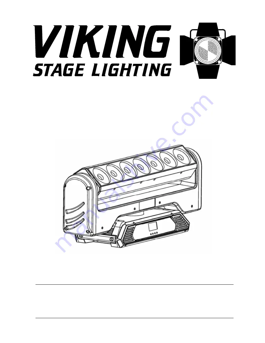 Viking VK PB7 PIXELBLADE 7 User Manual Download Page 1