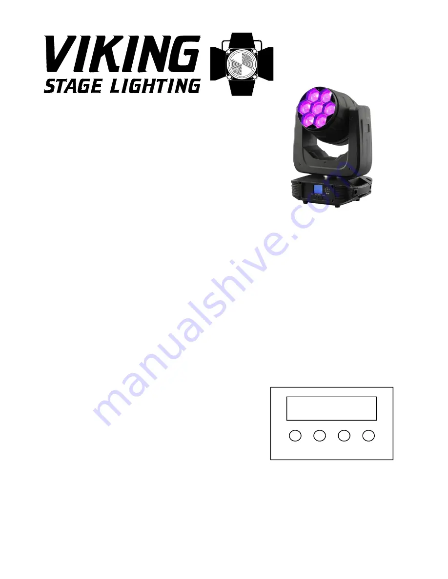 Viking VK740z Operation Manual Download Page 1