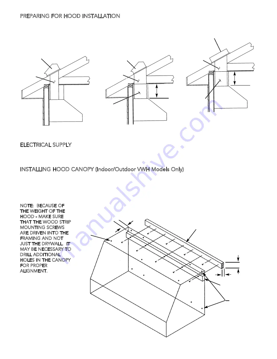 Viking VWH2410 Installation Manual Download Page 5