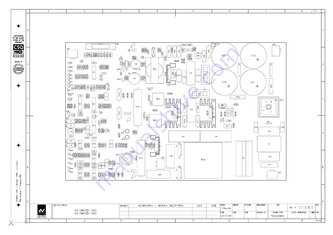 Villa Sistemi Medicali Visitor T15 Technical Manual Download Page 165