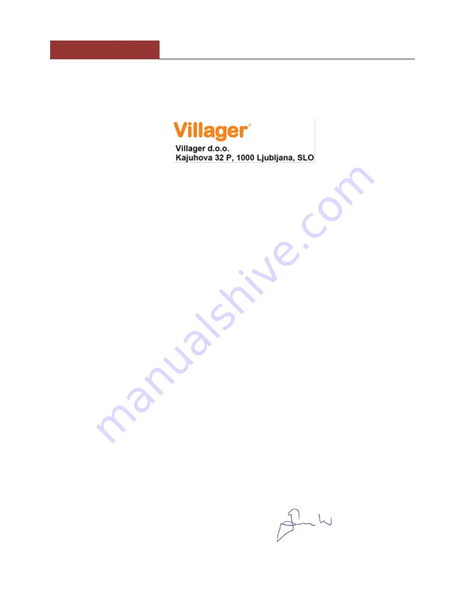 Villager ET 355 Original Instruction Manual Download Page 32