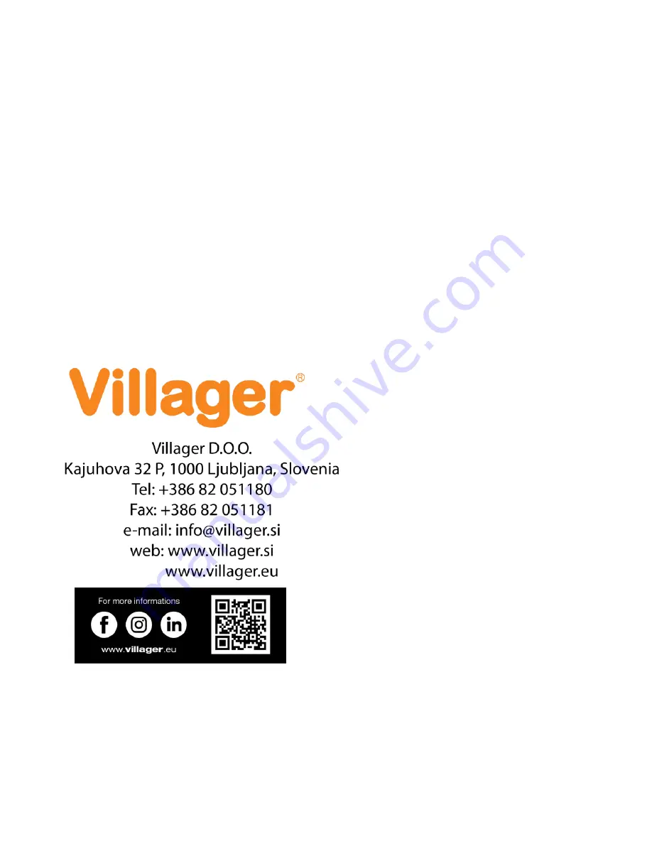 Villager ET 355 Original Instruction Manual Download Page 166