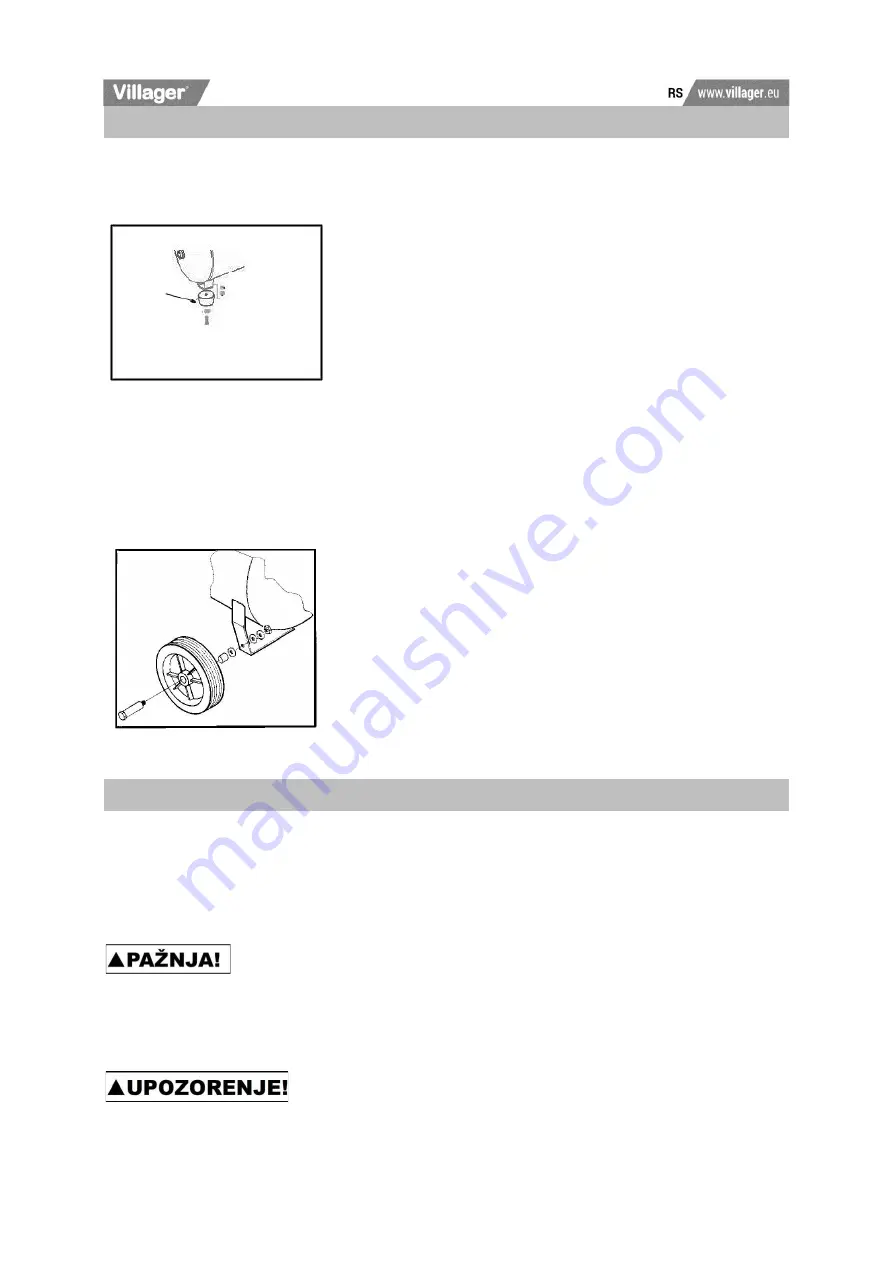 Villager SILENT FORCE VAT 264/50 Original Operation Manual Download Page 42