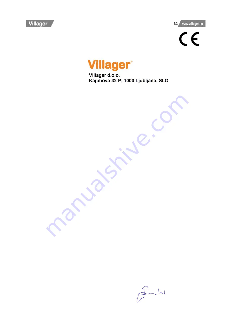 Villager SILENT FORCE VAT 264/50 Original Operation Manual Download Page 67