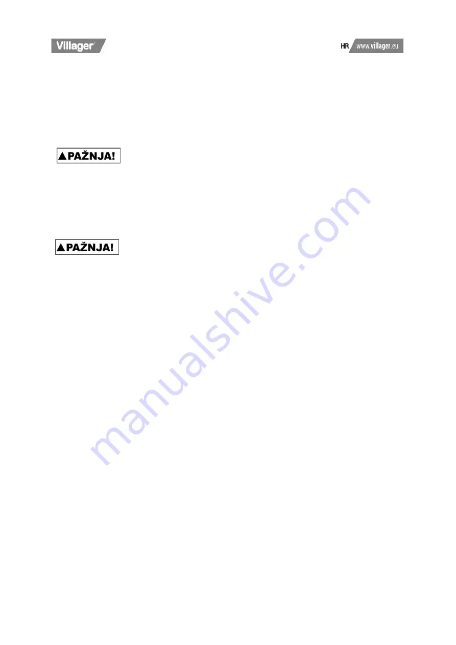 Villager SILENT FORCE VAT 264/50 Original Operation Manual Download Page 80